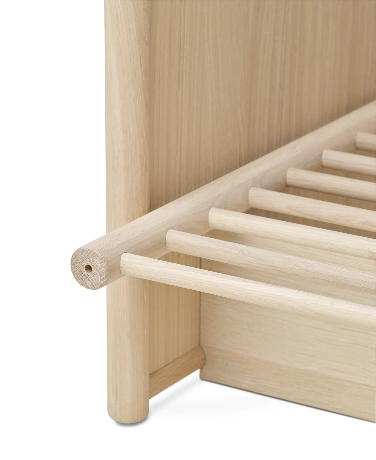 Camp Novel cot bed/bed, 60x120/120x200 cm, oak