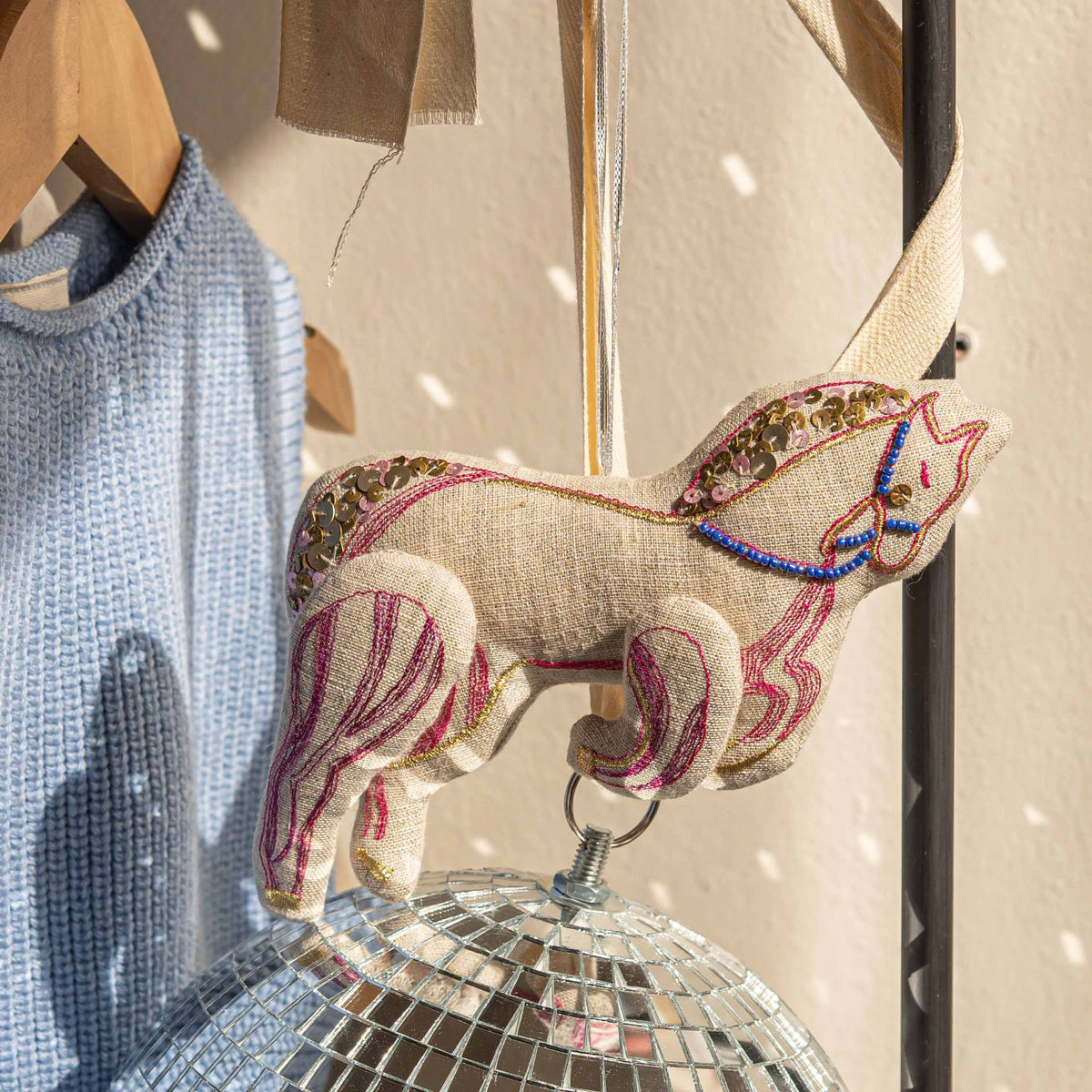 Carousel Pony Ornament - Skippy Cotton