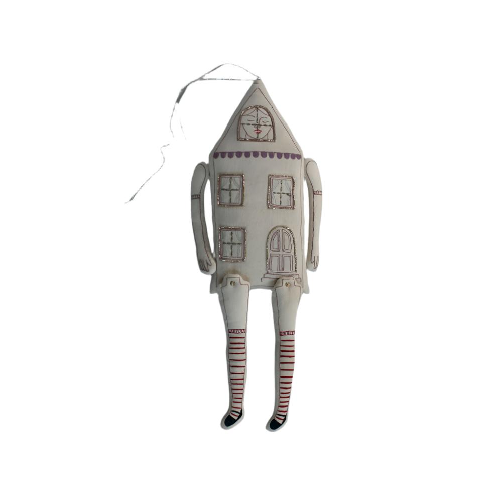 Cotton ornament Dollar House by Skippy Cotton