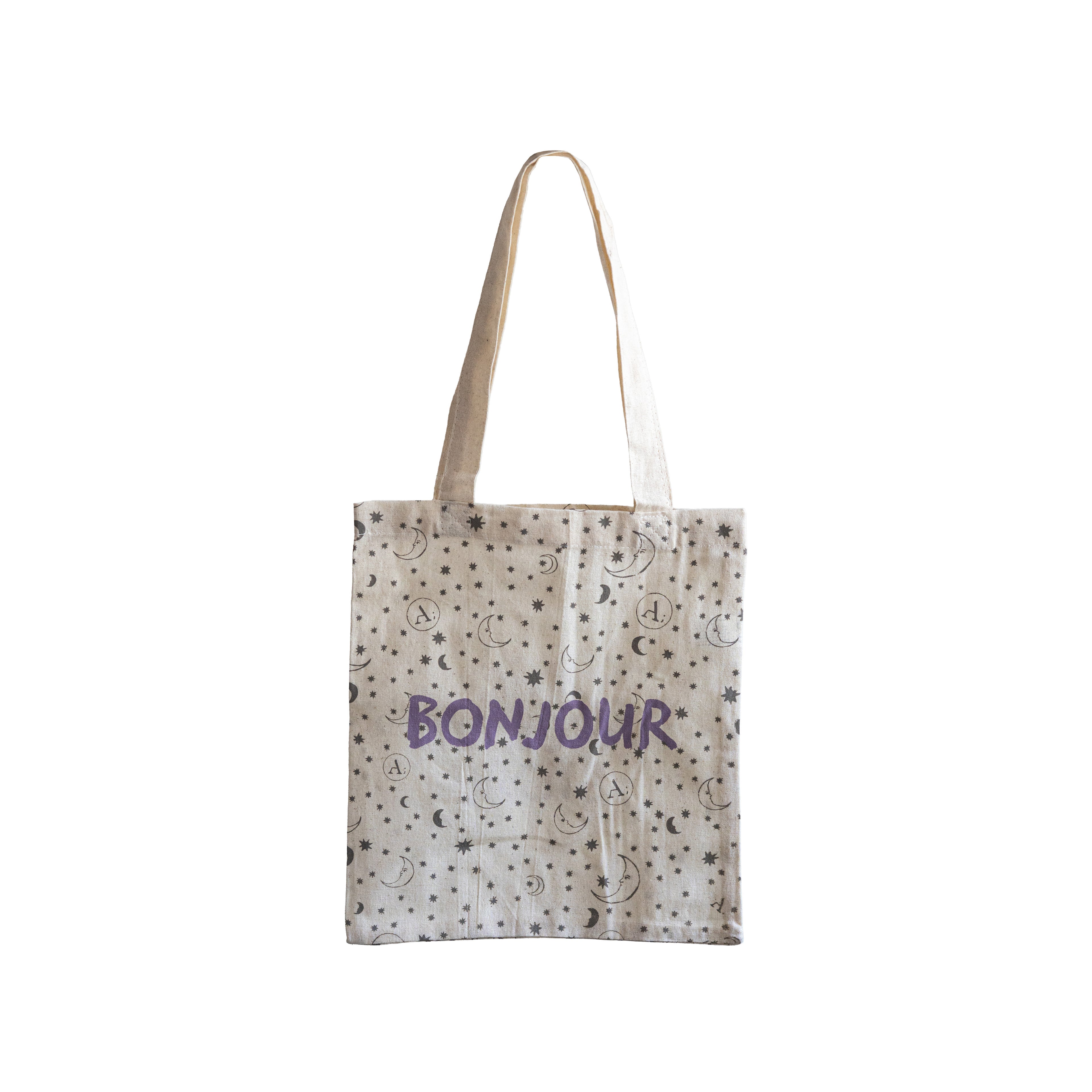 Iconic Canvas Bag Bonjour Small