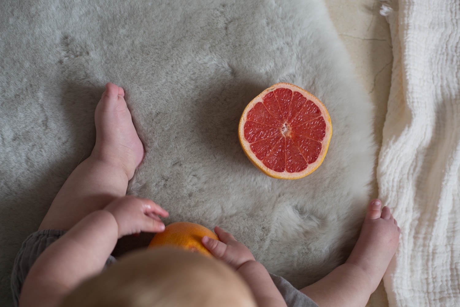 Sheepskin Wrigglemat Moon