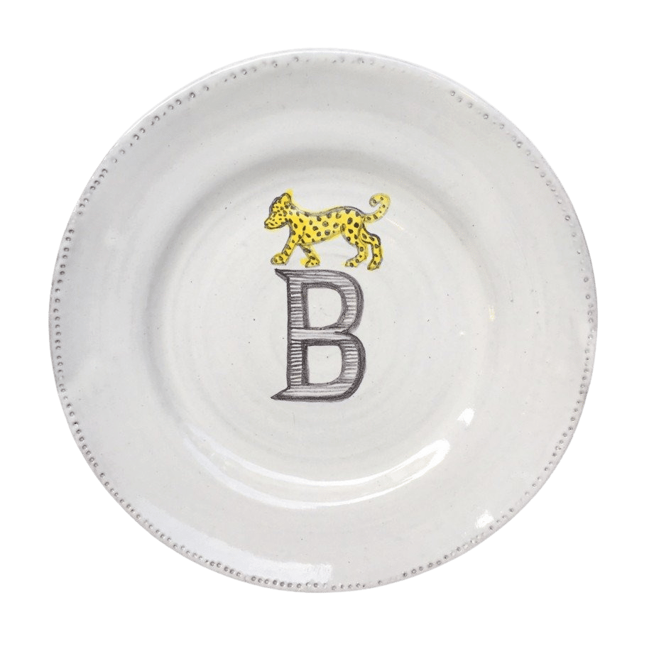 Alphabet Plate Panter