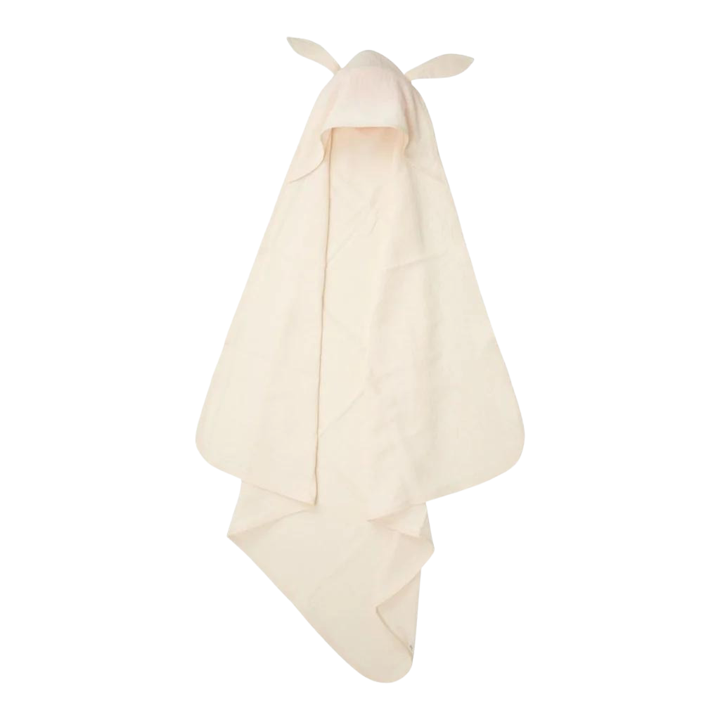 Bathcape Terry Creme Atelier Annur Archive Store Rabbit Ears Baby Cape Towel