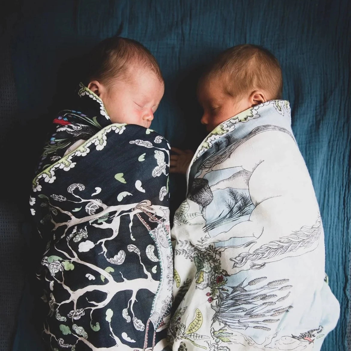 Reversible Baby Muslin Enchanted Forest