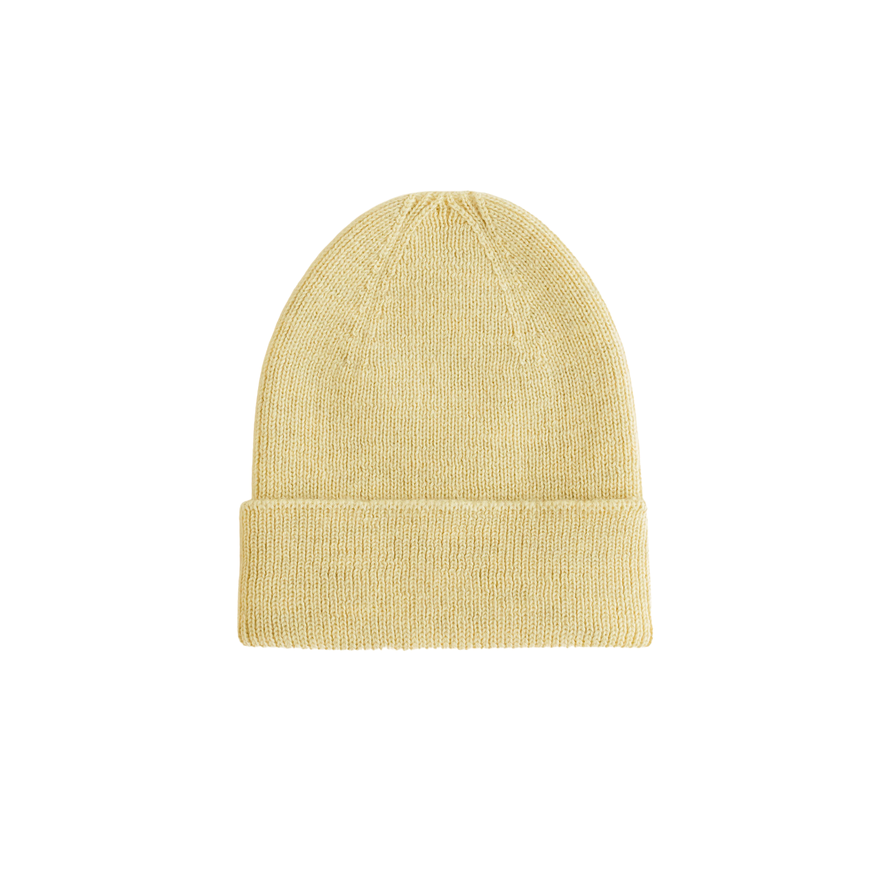 Fonzie Merino Beanie Newborn Lichtgeel
