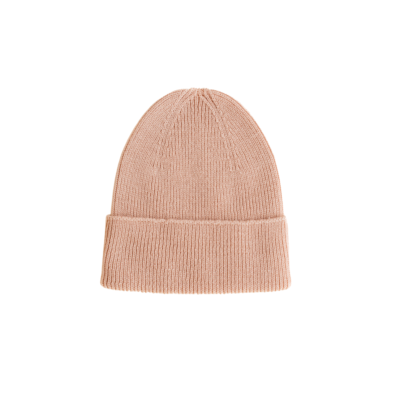 Fonzie Merino Beanie Newborn Poeder Roze