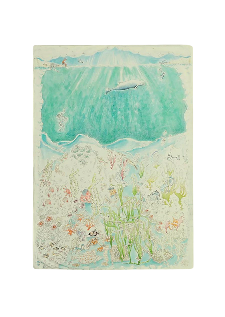 Reversible Baby Muslin Legends Of The Sea