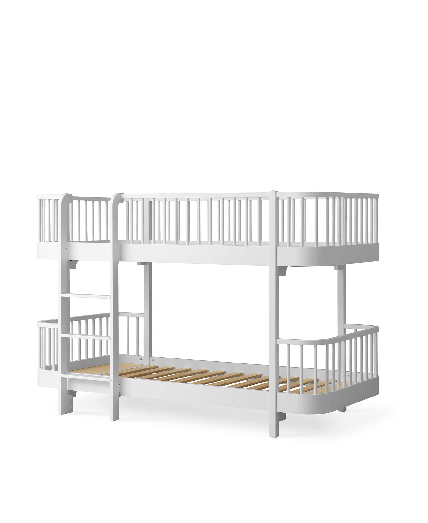 Wood Original Low Bunk Bed White