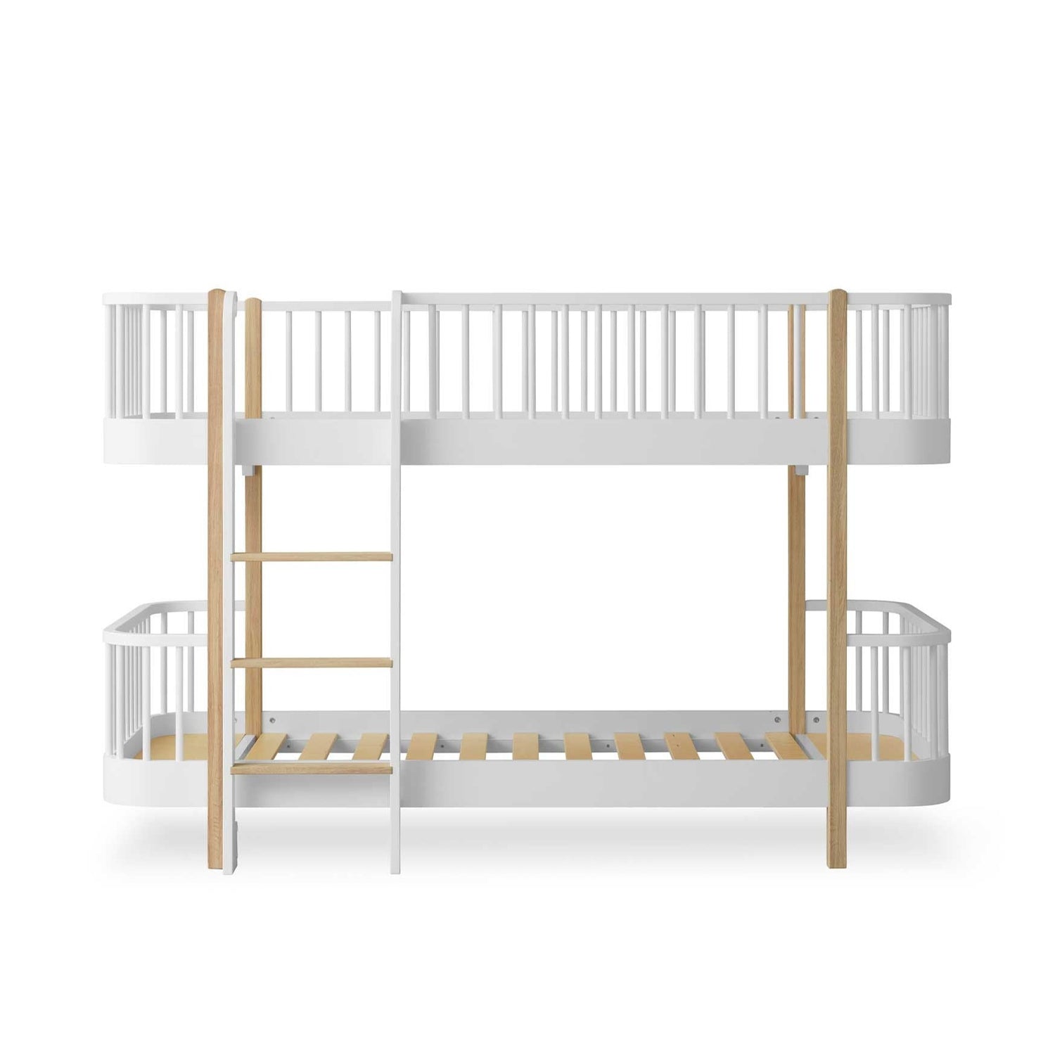 Wood Original Low Bunk Bed White/Oak