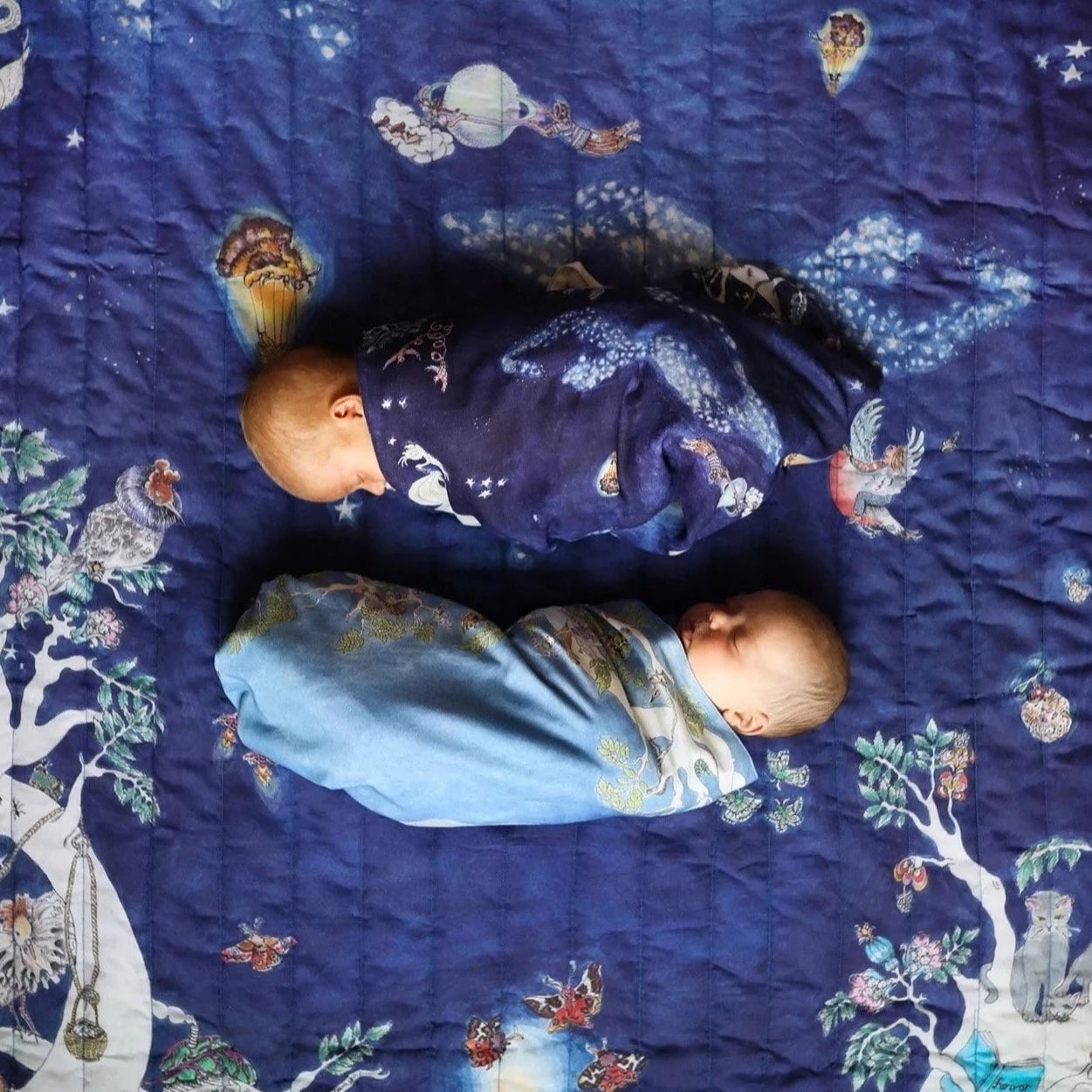 Reversible Baby Muslin The Space Above the Ground