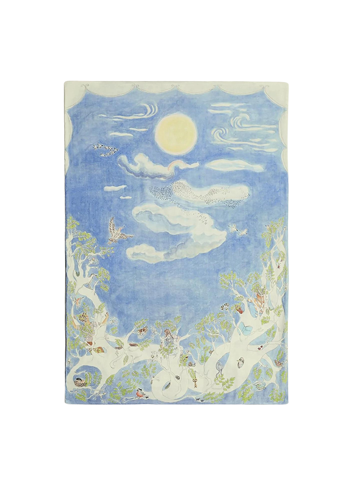 Reversible Baby Muslin The Space Above the Ground
