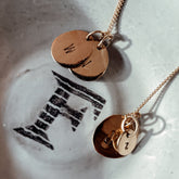 The Fox Pomona Initial Hanger Gold Archive Store Letter Pendant