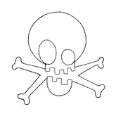 Zoe Rumeau Wired Skull Lighting Archive Store Decoration Lights