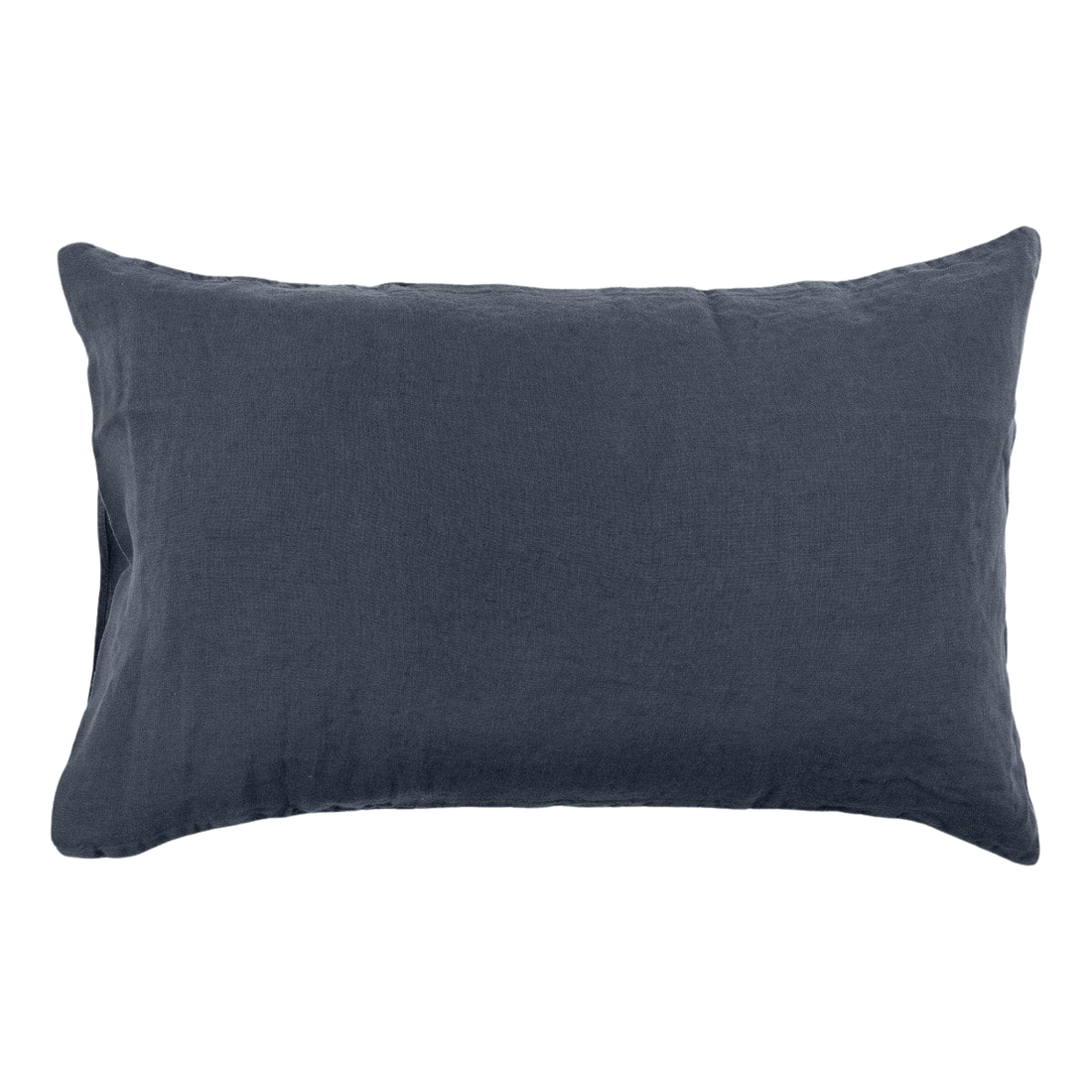 Linen Pillow Cover Off Black