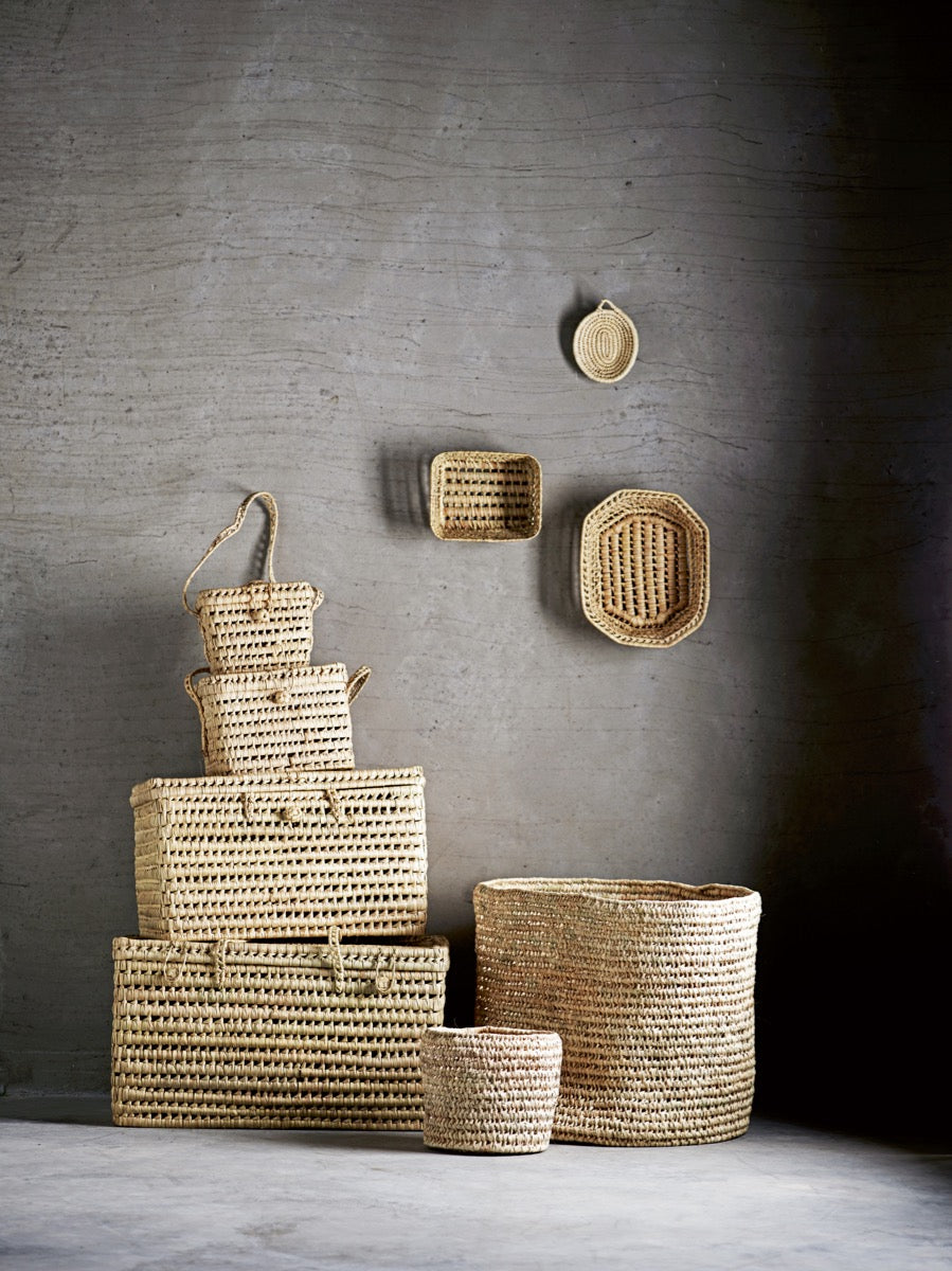 Mand Met Klep En Hengsels Set Van 2