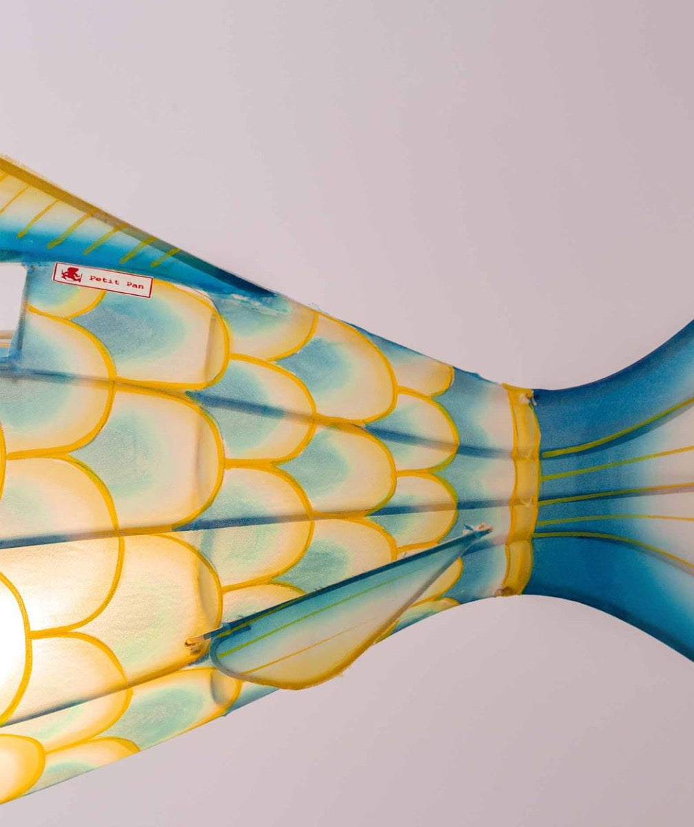 Vissen Lamp Blue