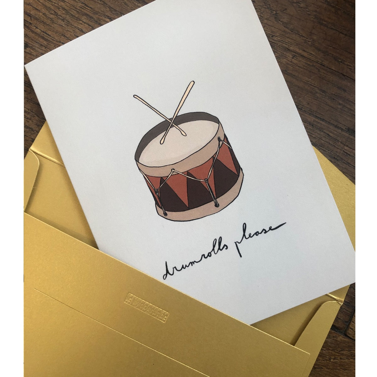 Wenskaart Drumrolls