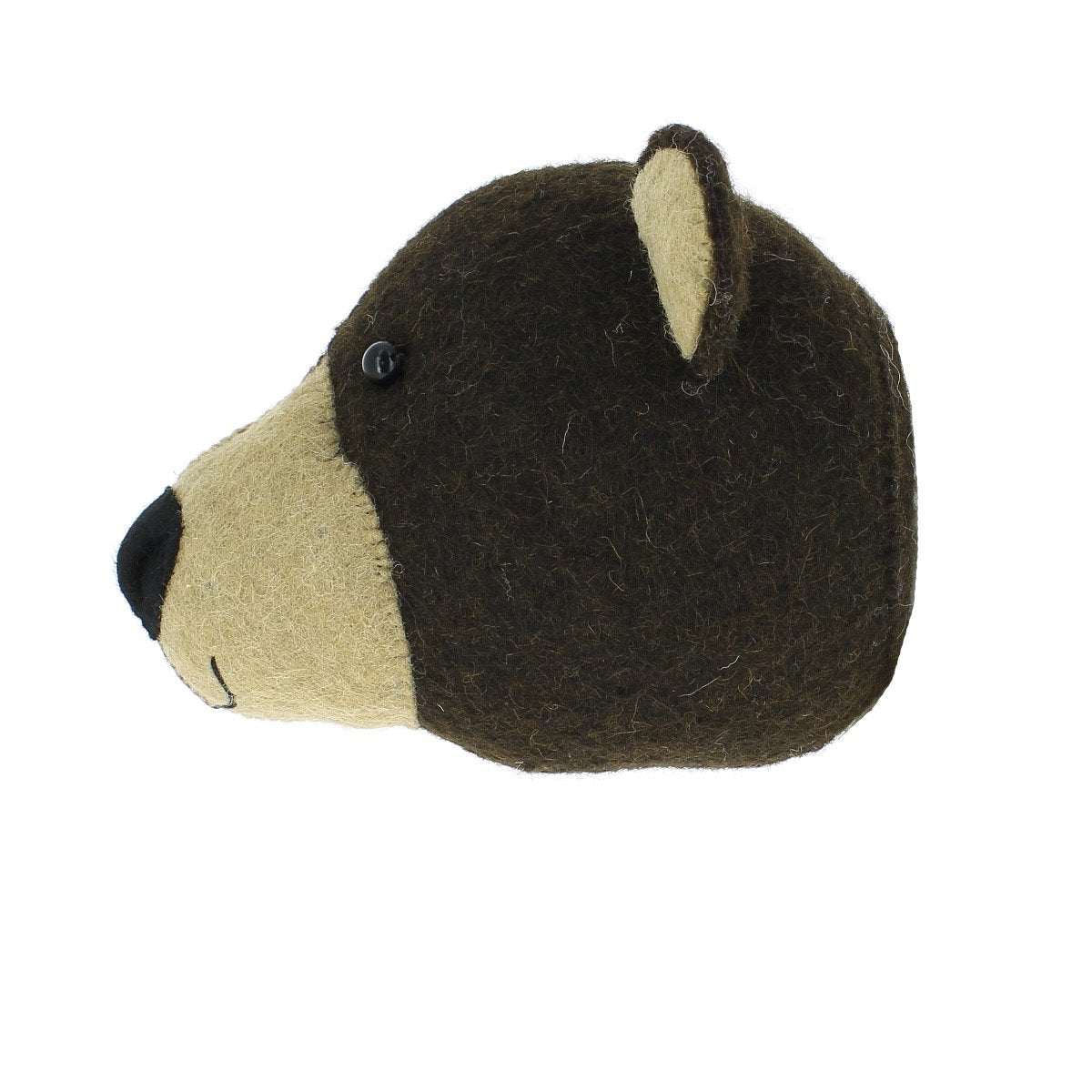 Animal Head Mini Brown Bear