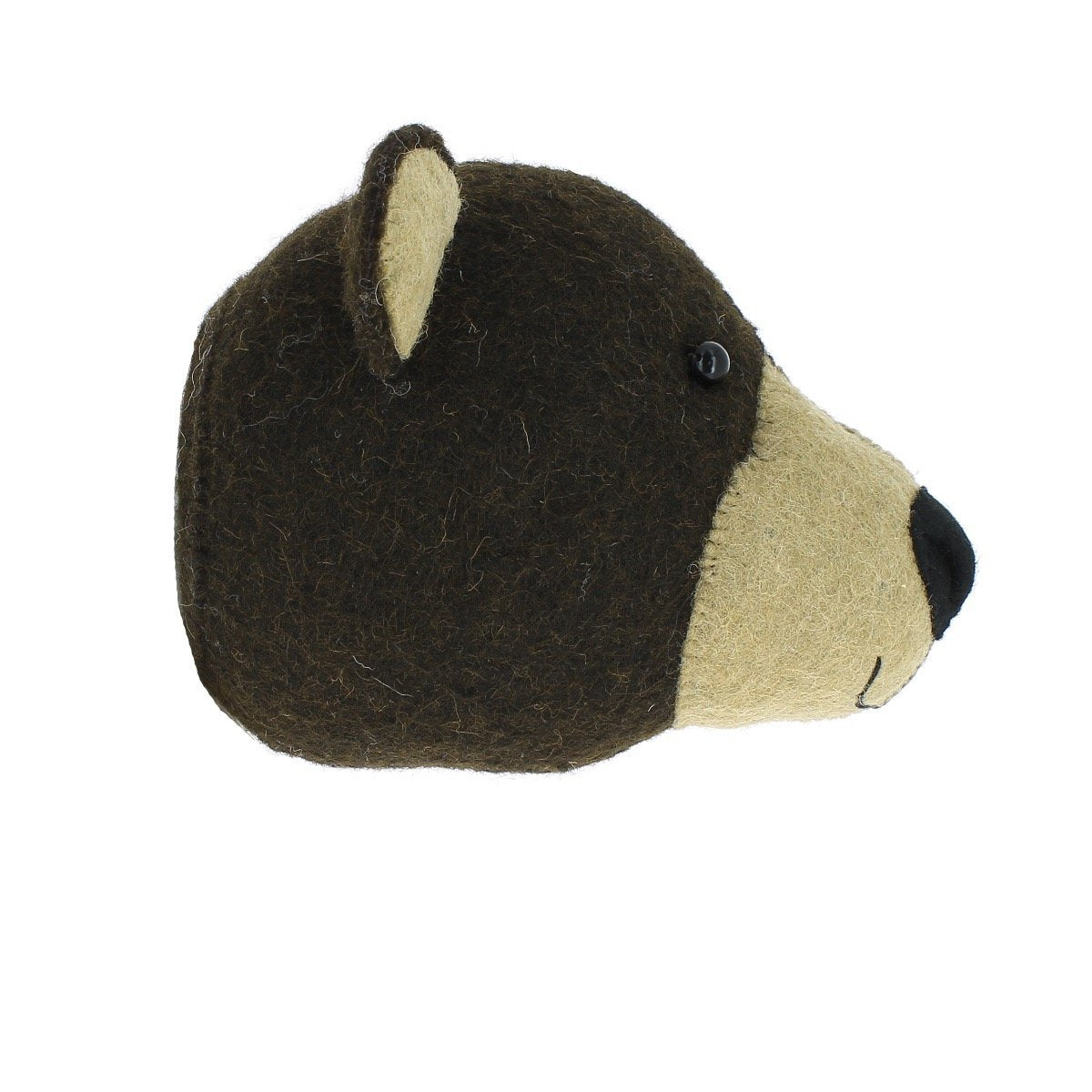 Animal Head Mini Brown Bear