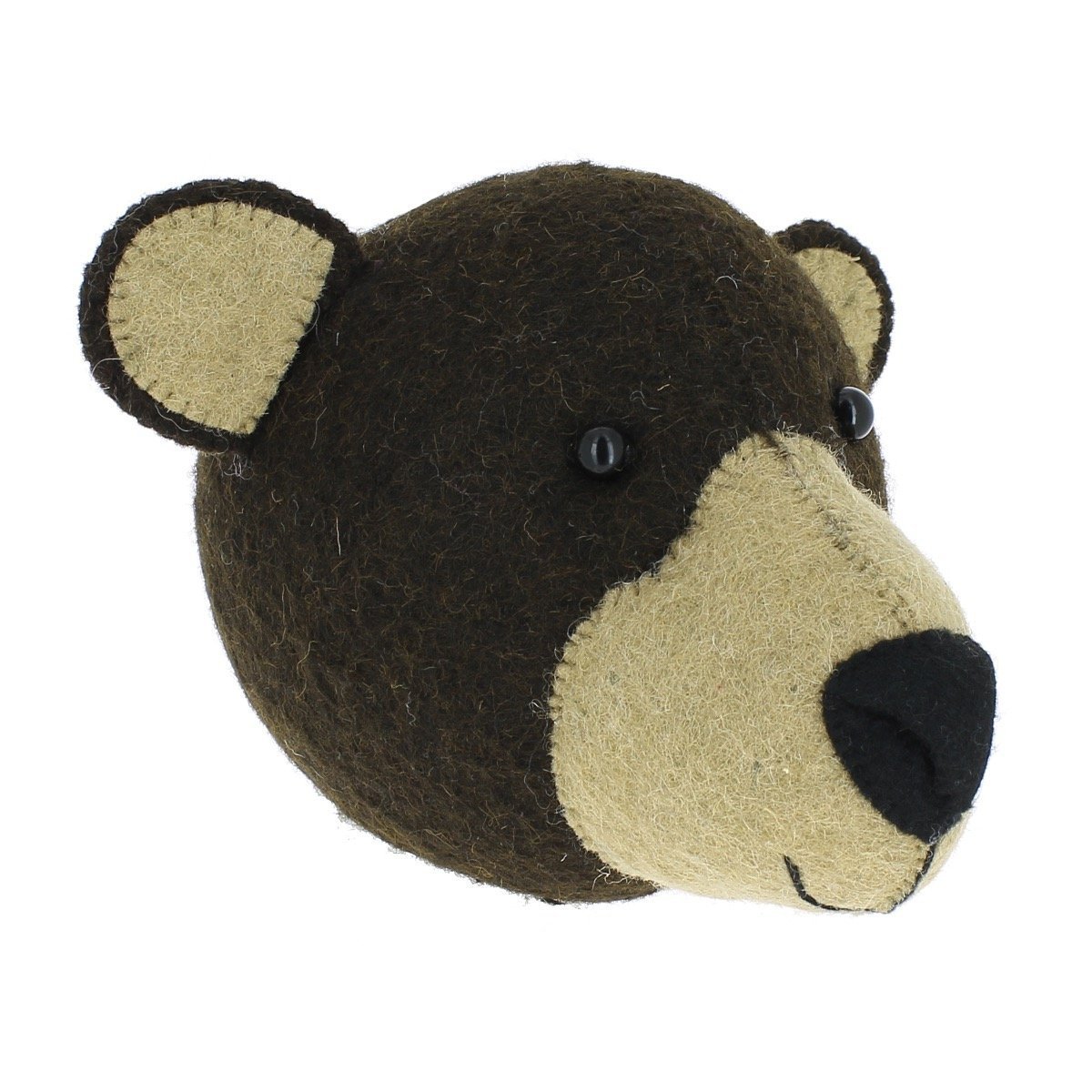 Animal Head Mini Brown Bear