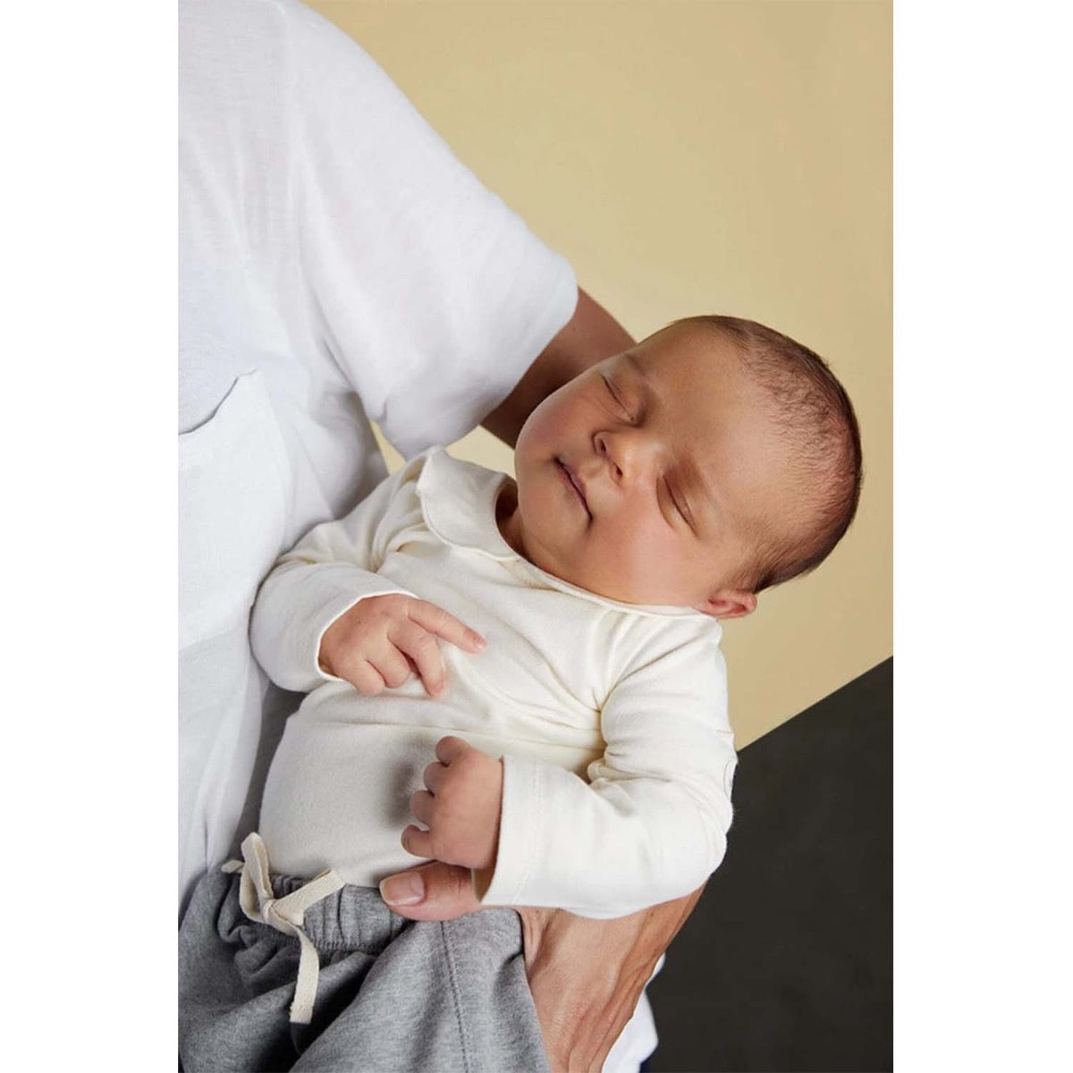 Romper Met Kraag Cream