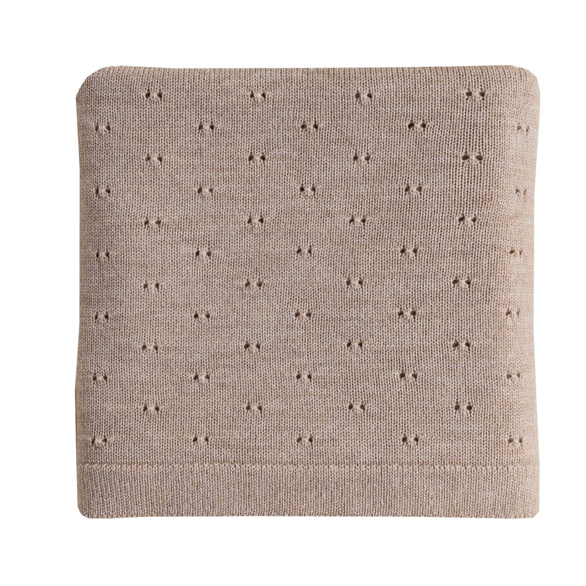 Bibi Merino Blanket Sand