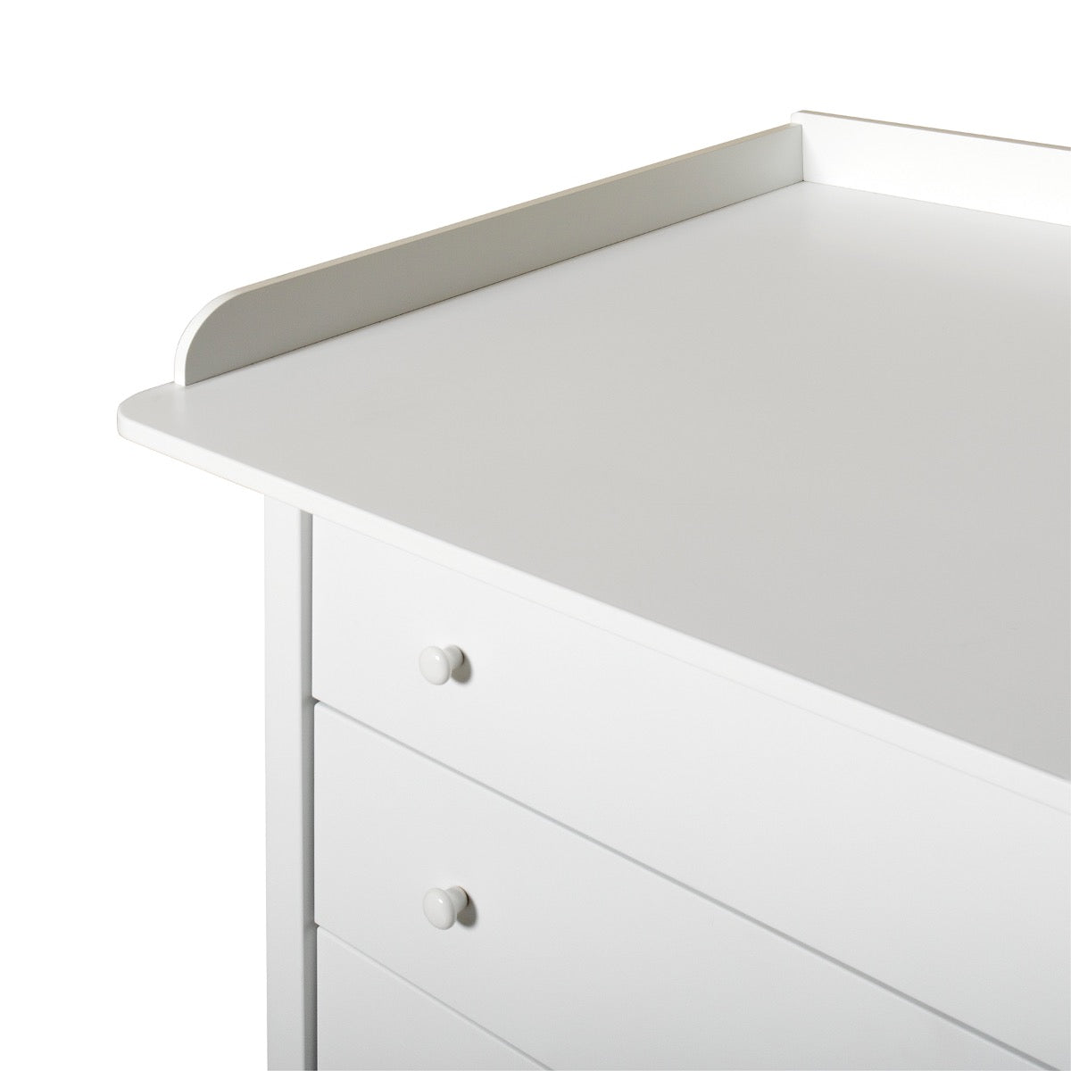 Seaside Commode met Aankleedplank en 4 Lades - Wit