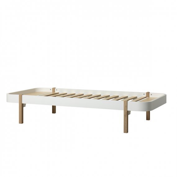 Wood Lounger Small White/Oak