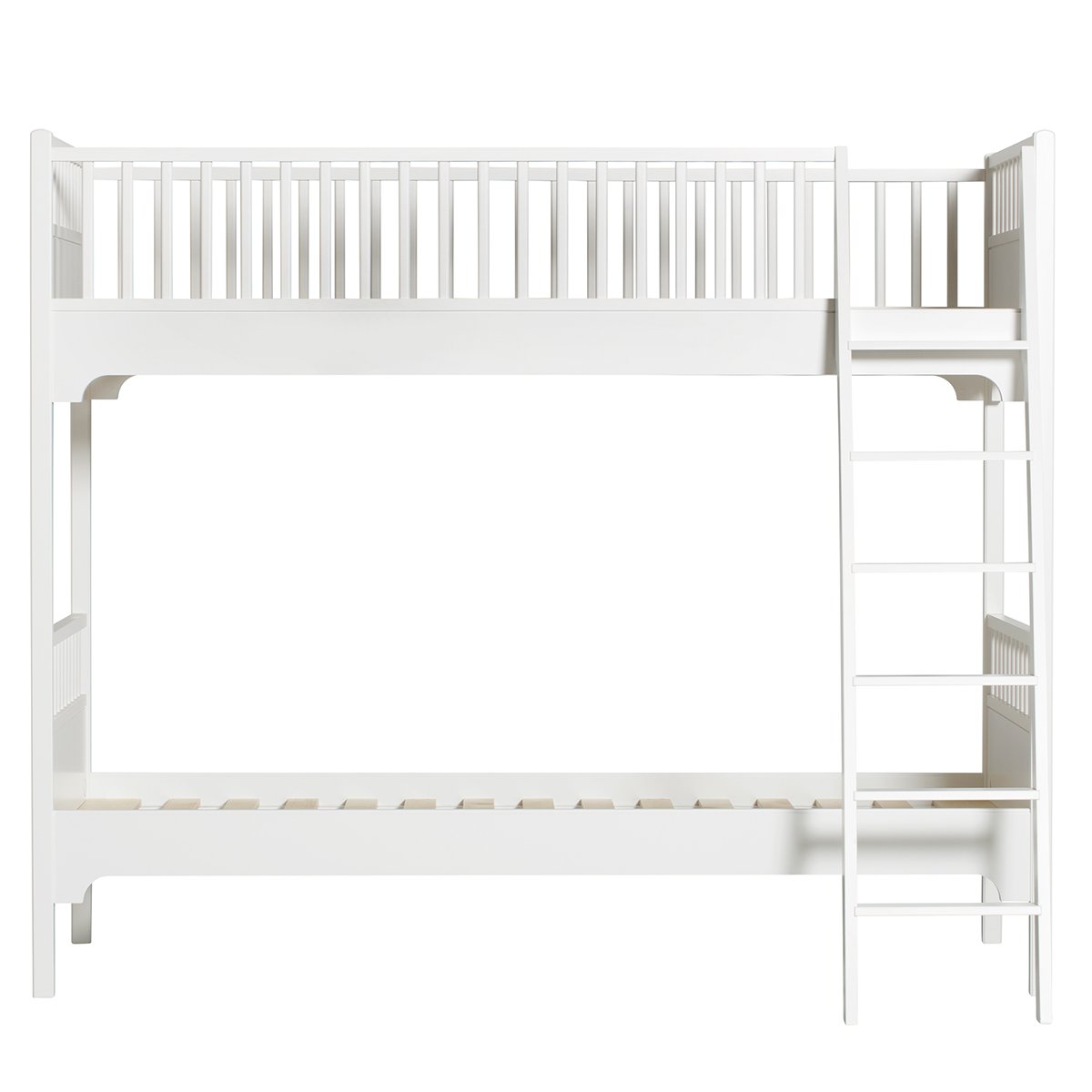 Seaside Bunk Bed Slant Ladder White