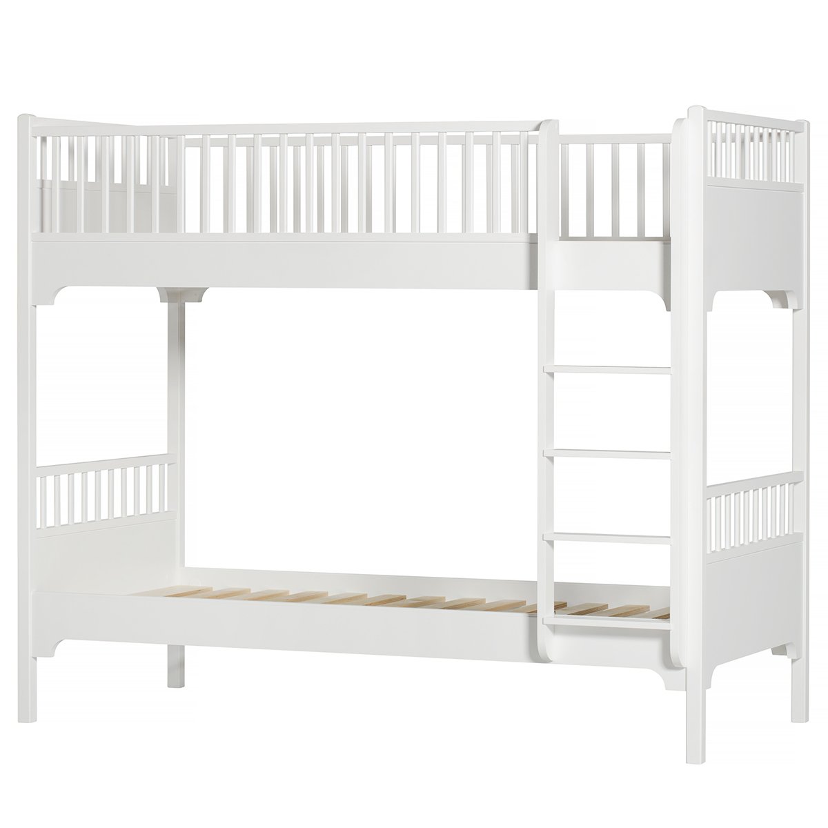 Seaside Bunk Bed Vertical Ladder White