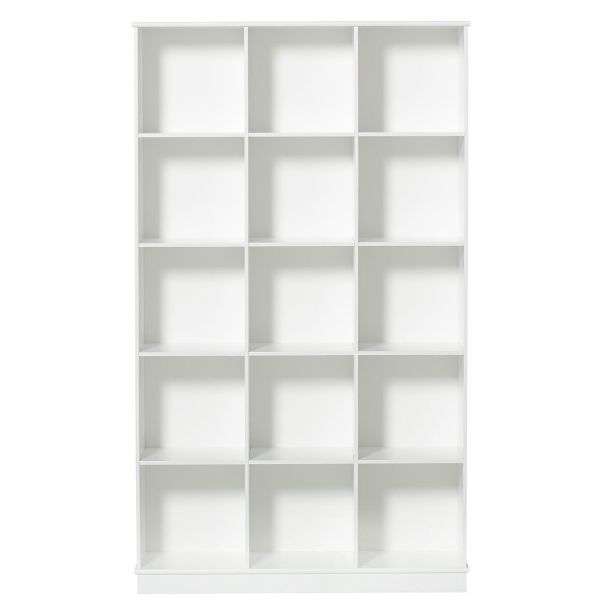 Wood Shelving Unit Horizontal Base 3x5