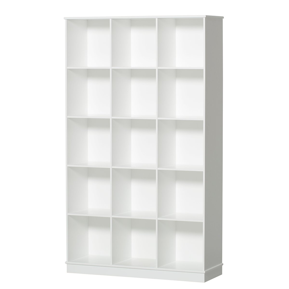 Wood Shelving Unit Horizontal Base 3x5