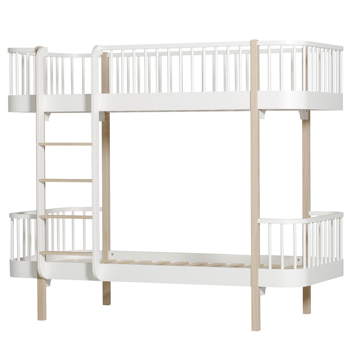 Wood Bunk Bed Ladder White Oak