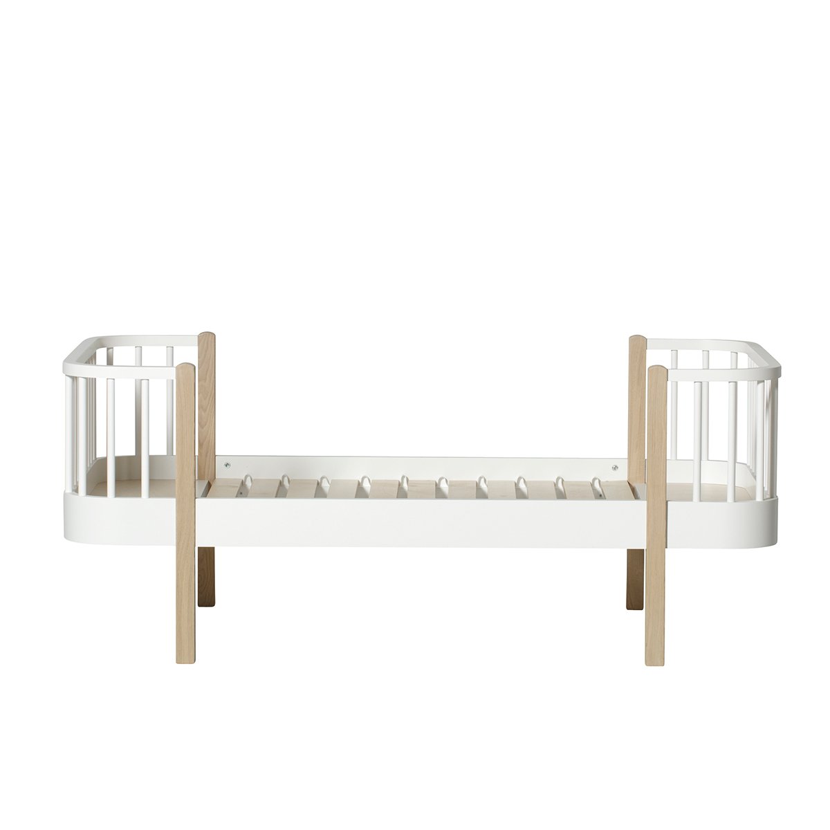 Wood Junior Bed White/Oak