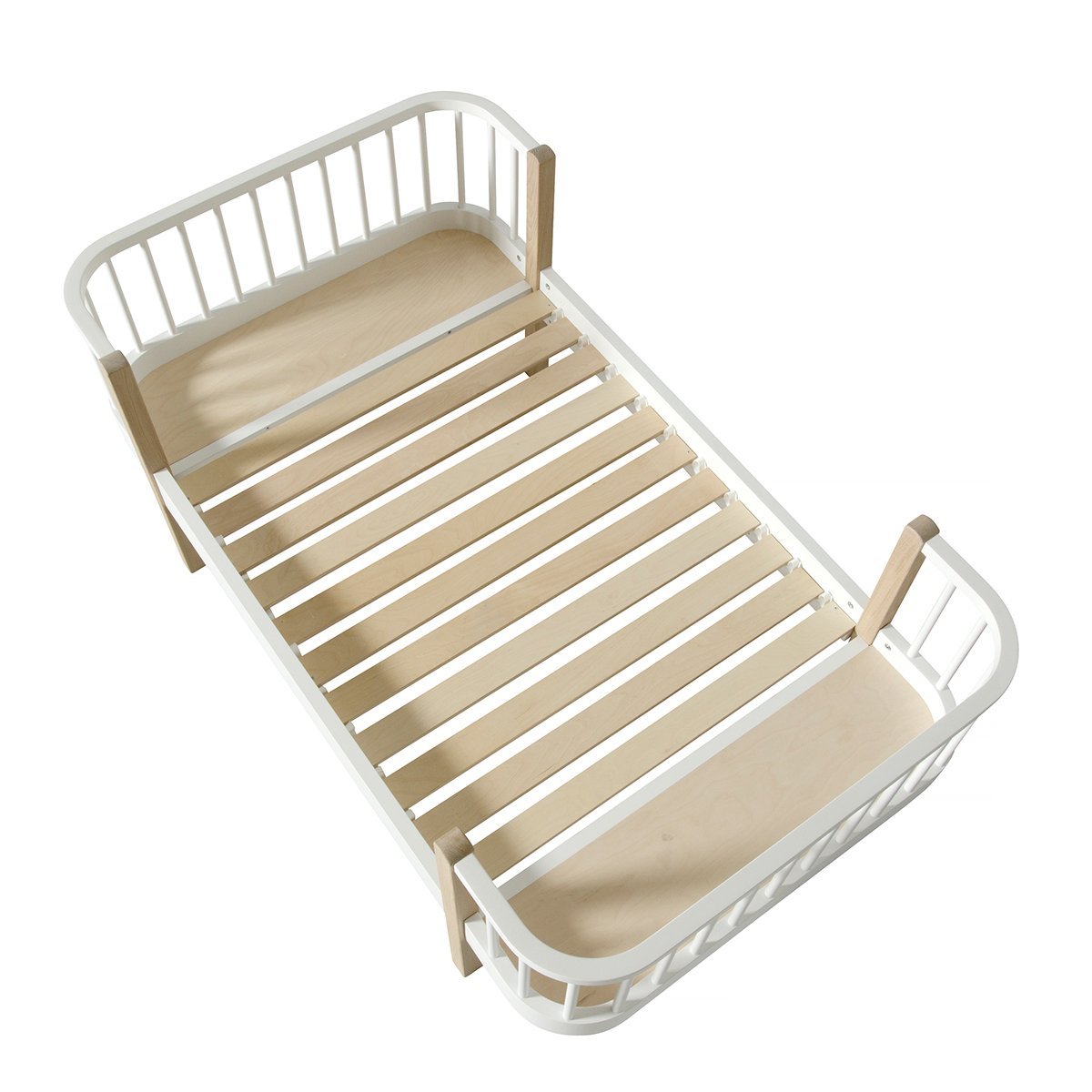 Wood Junior Bed White/Oak