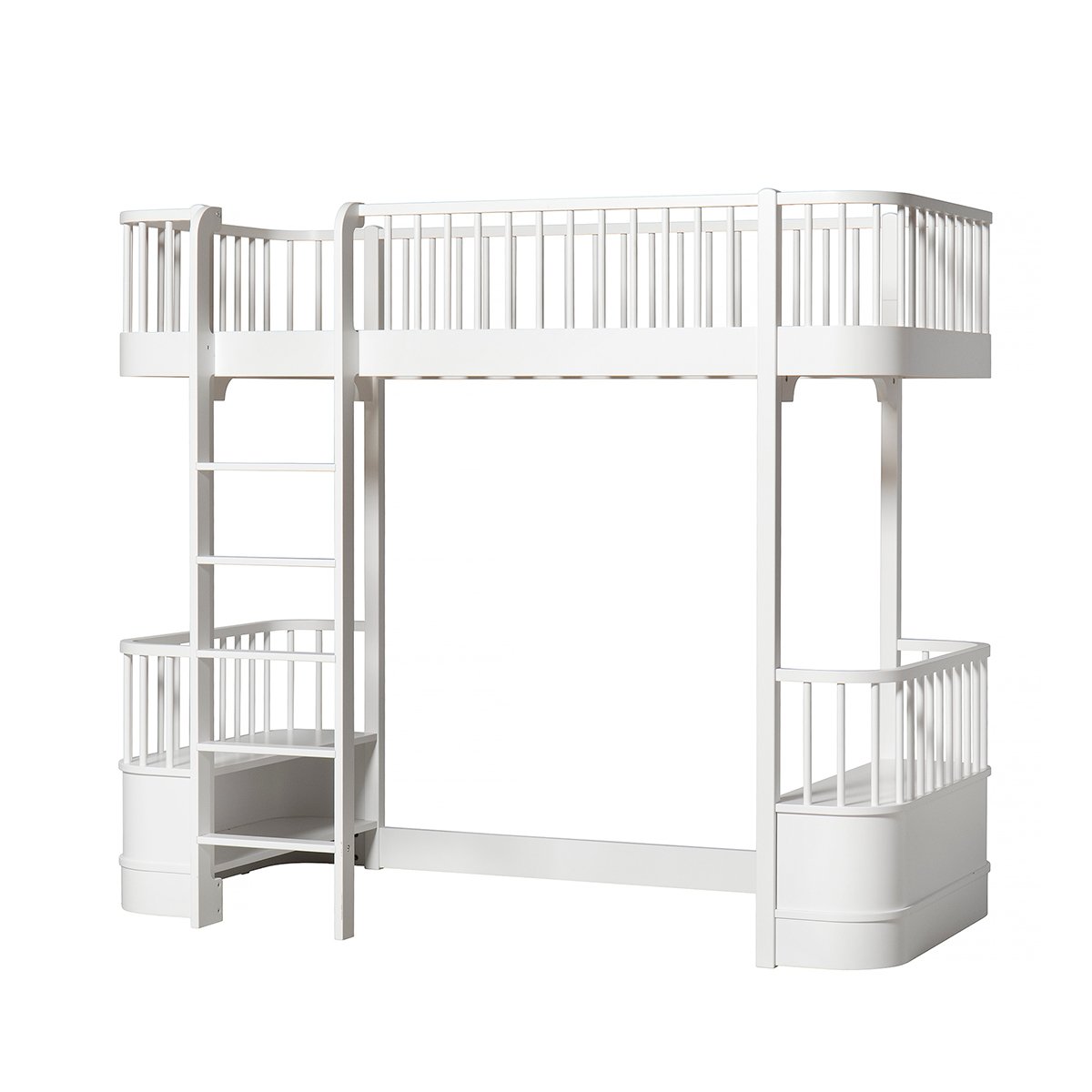 Wood Loft Bed White