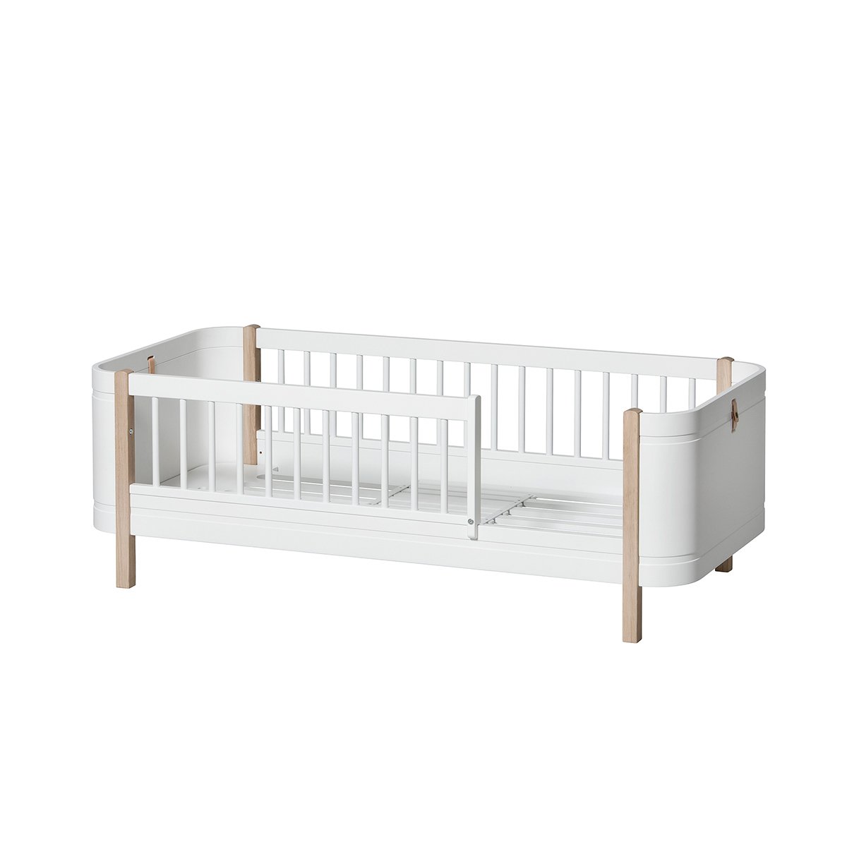 Wood Mini+ Junior Bed White/Oak