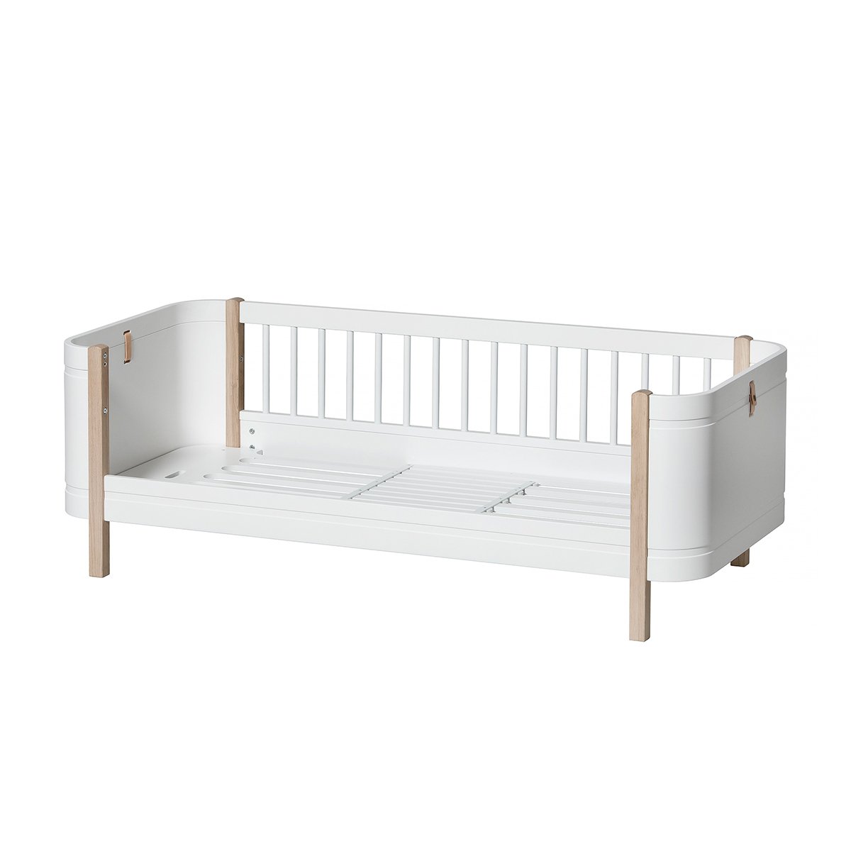 Wood Mini+ Junior Bed White/Oak