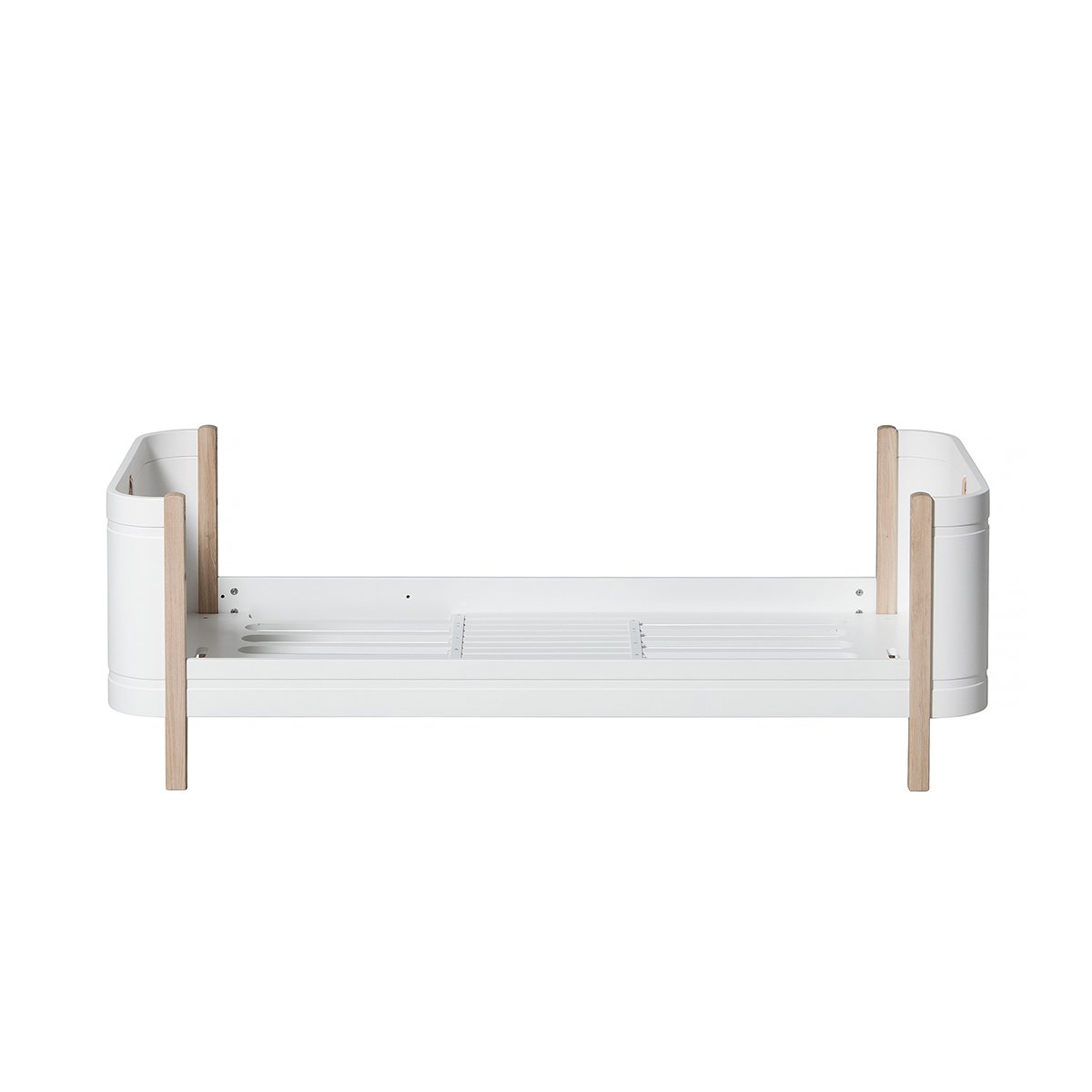 Wood Mini+ Junior Bed White/Oak