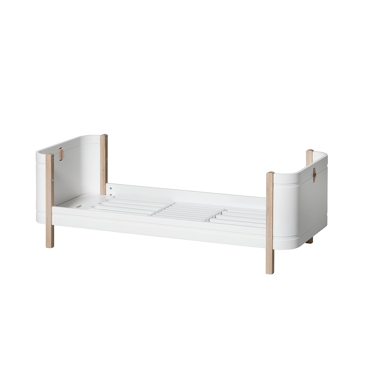 Wood Mini+ Junior Bed White/Oak