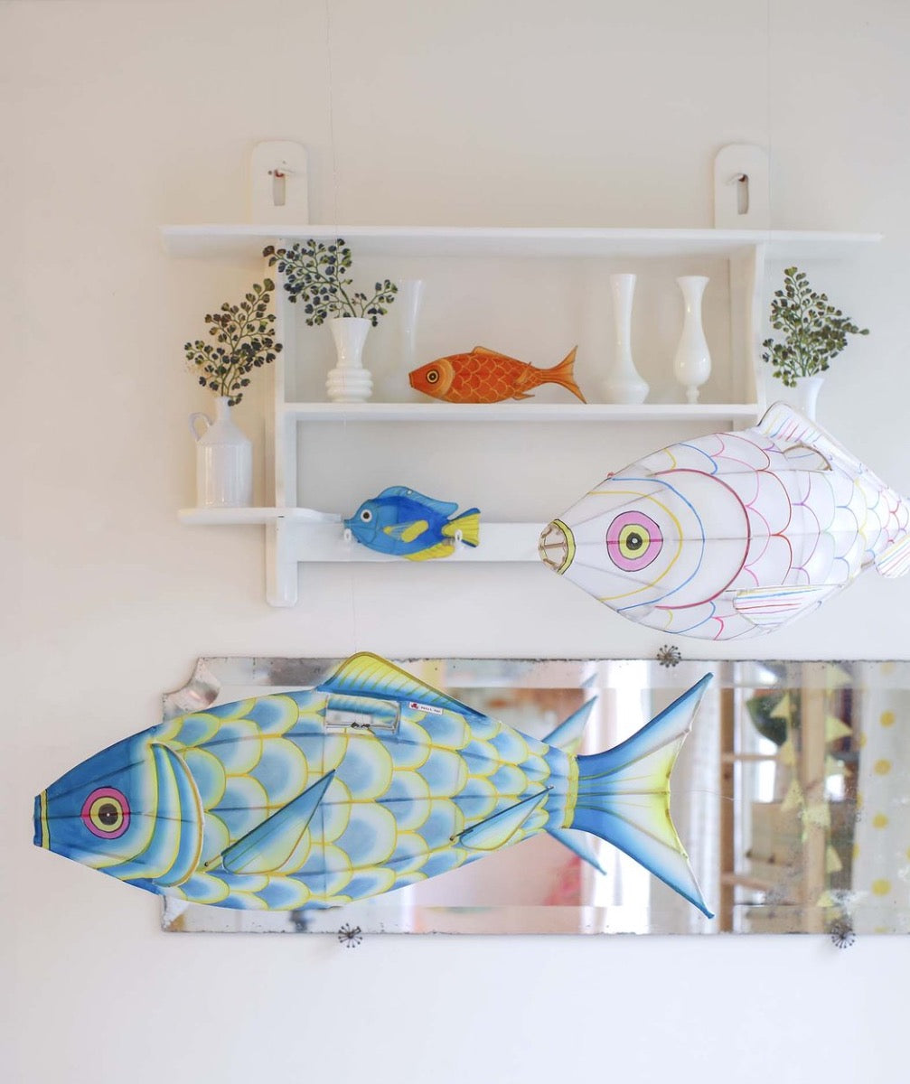Vissen Lamp Blue