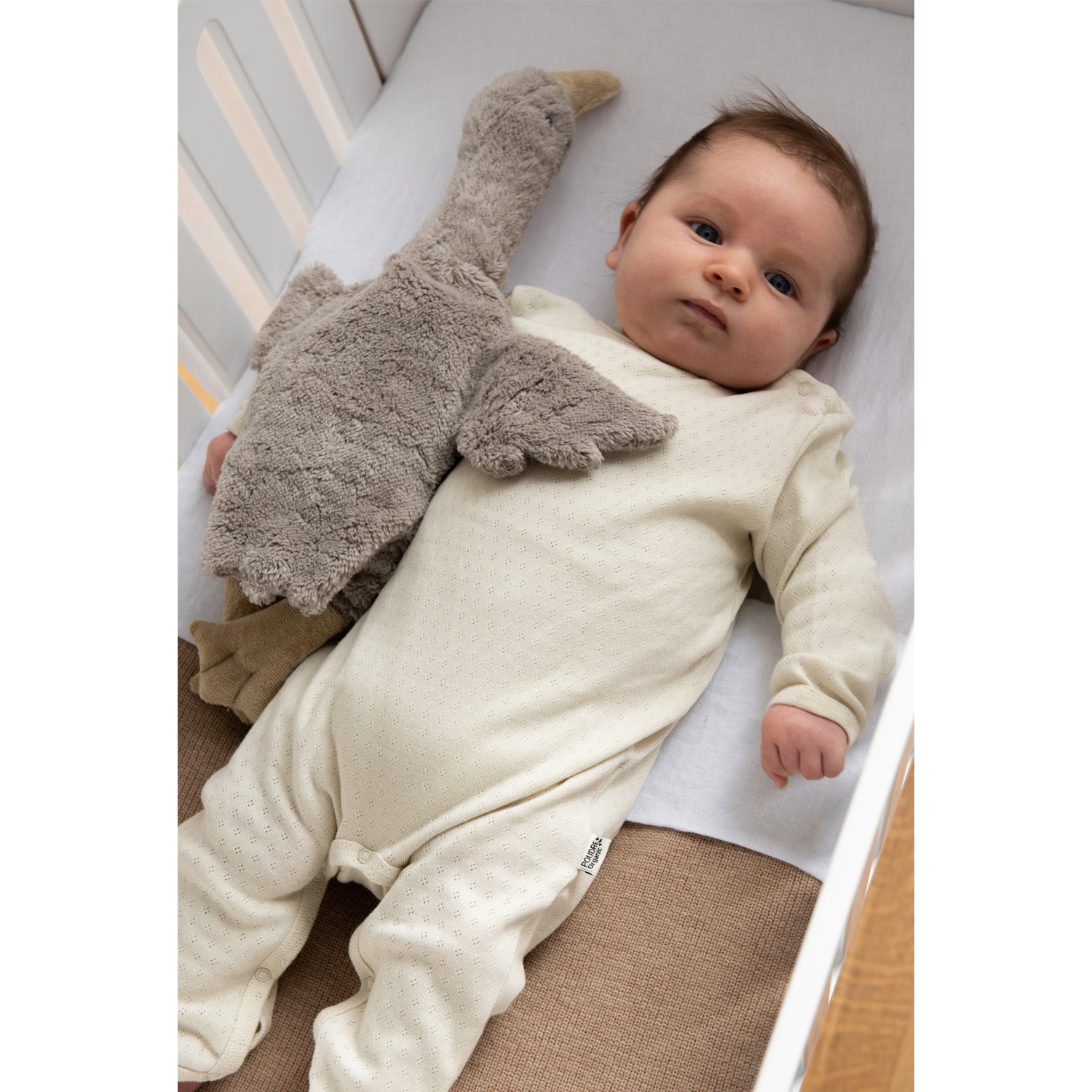 Knuffel Cuddly Gans Small White