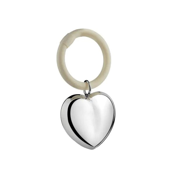 Silver Rattle Heart