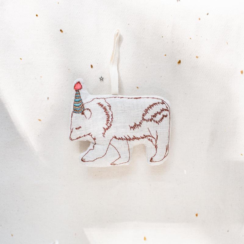 Party Bear Ornament
