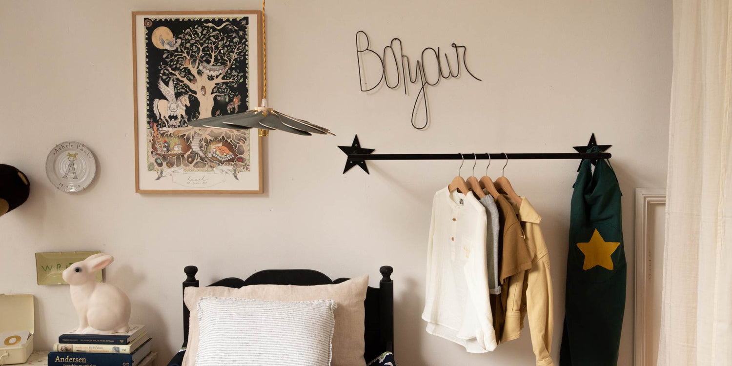 clothing racks and rails