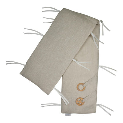 Activiteitenboxbumper - Natuurlijk linnen