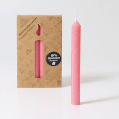 Pink 10% Beeswax Candles