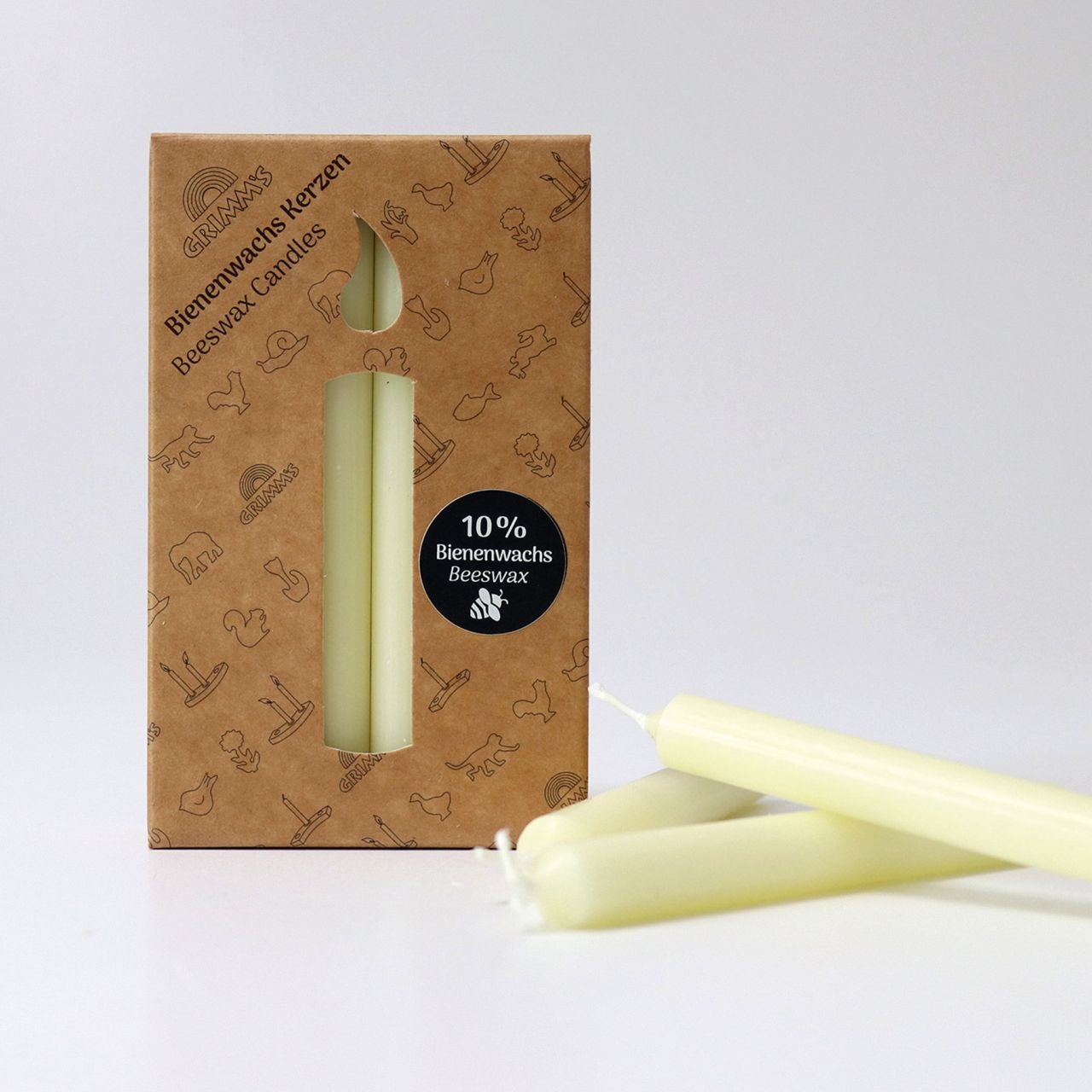 Creme 10% Beeswax Candles