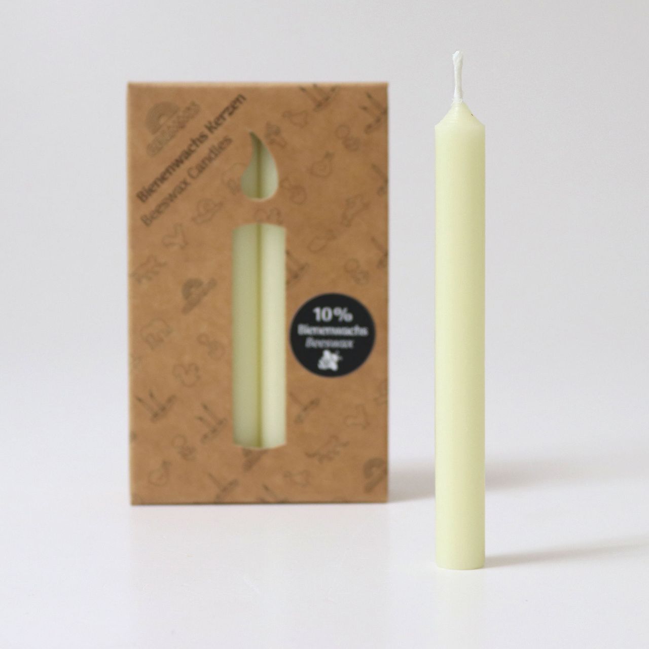 Creme 10% Beeswax Candles