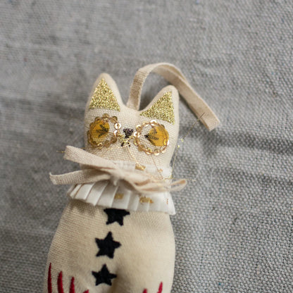 Rocket Cat Ornament